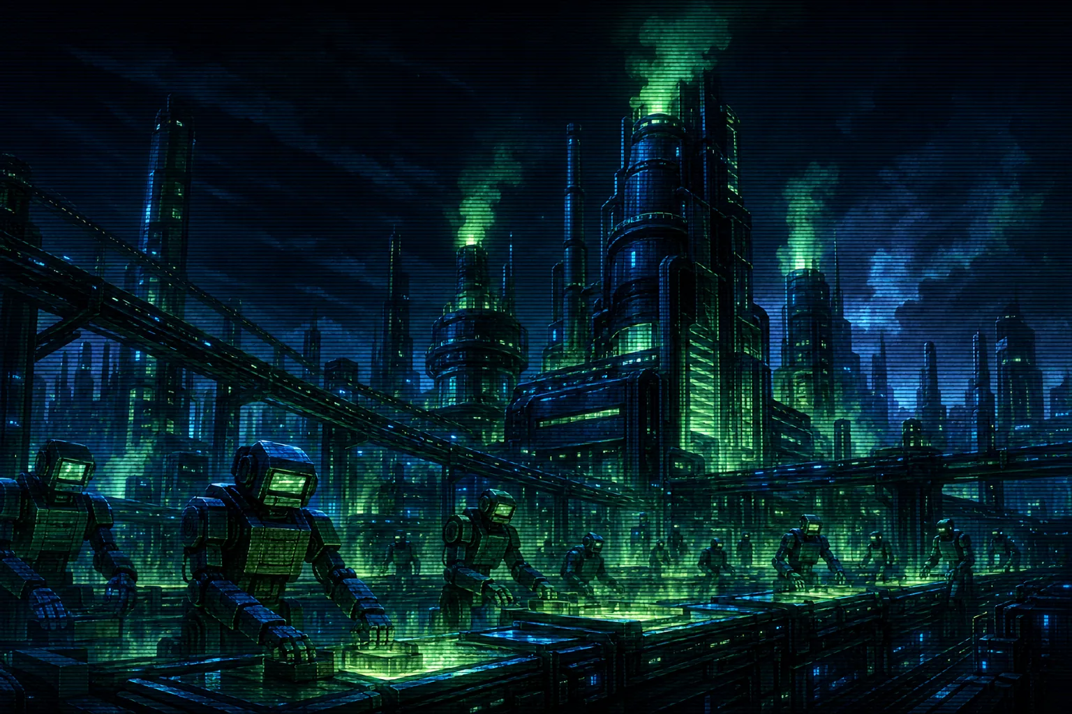 Mechadia — Field notes from a robot economy governed by the Central Intelligence.